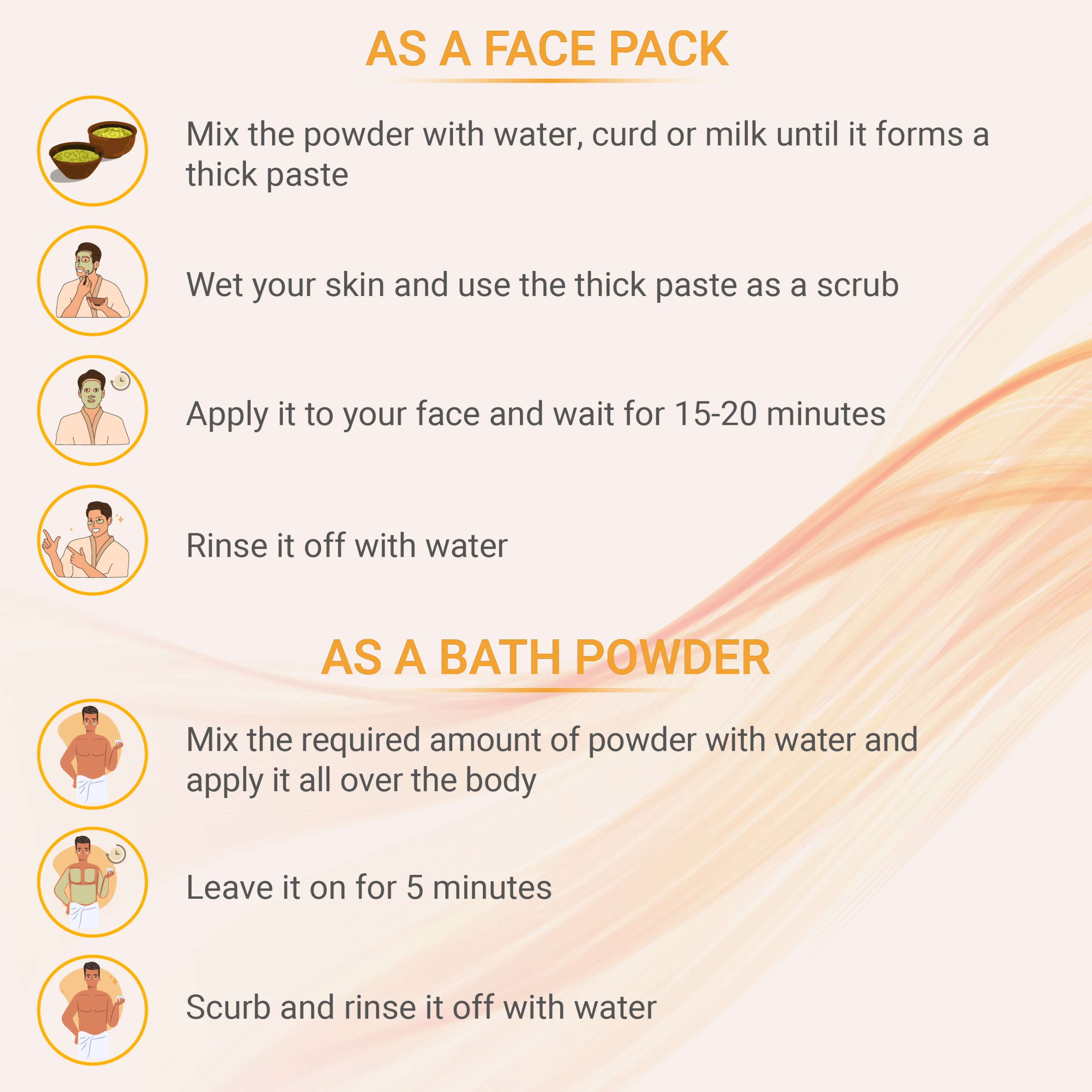 Herbal Bath Powder Men (100 grm)