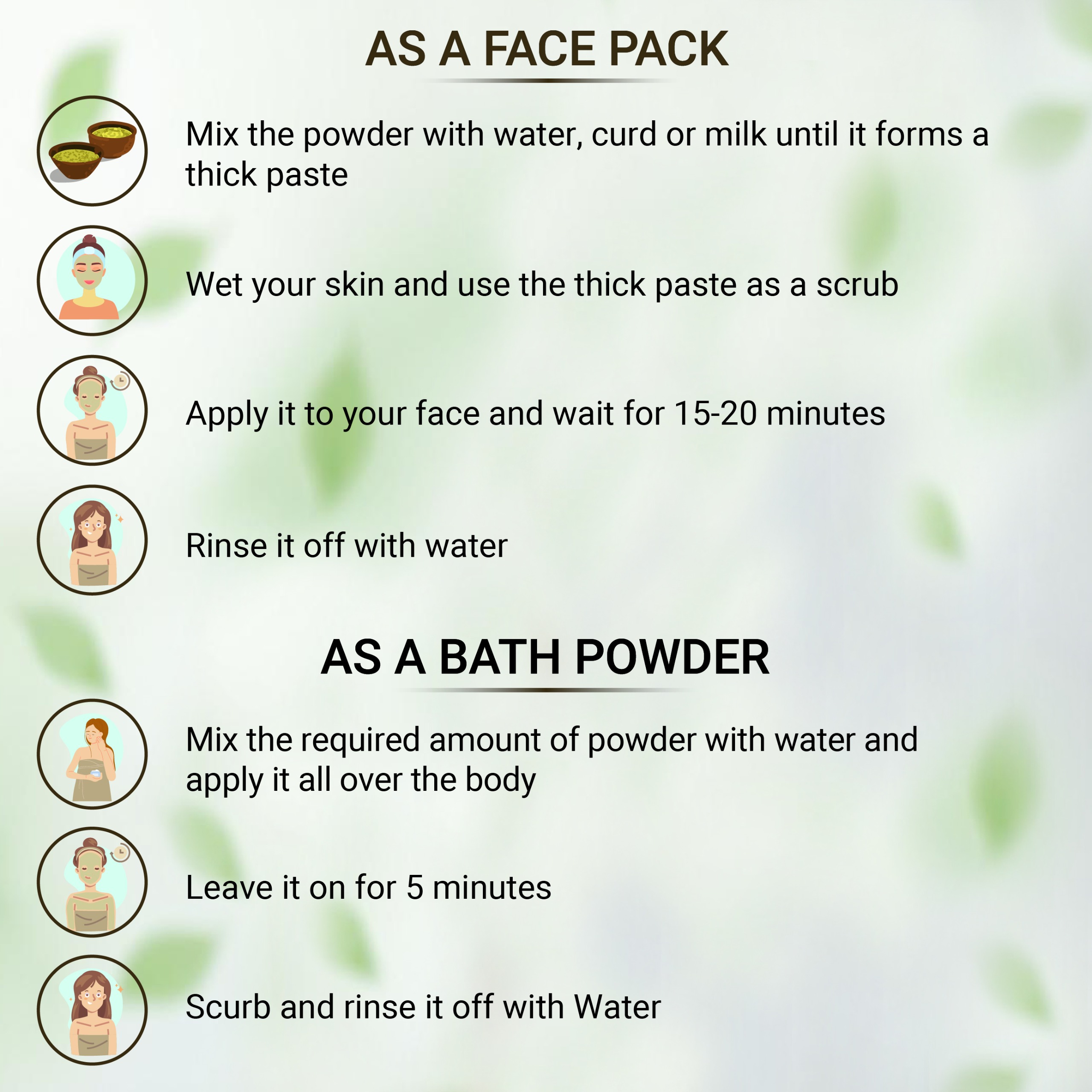 Herbal Bath Powder Women (100 grm)