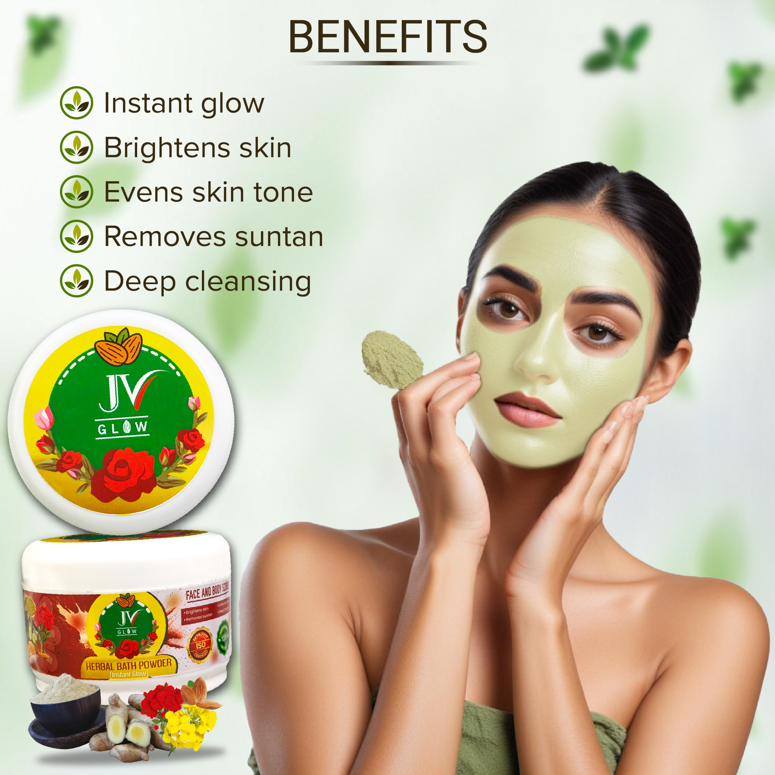 Herbal Bath Powder Women (100 grm)
